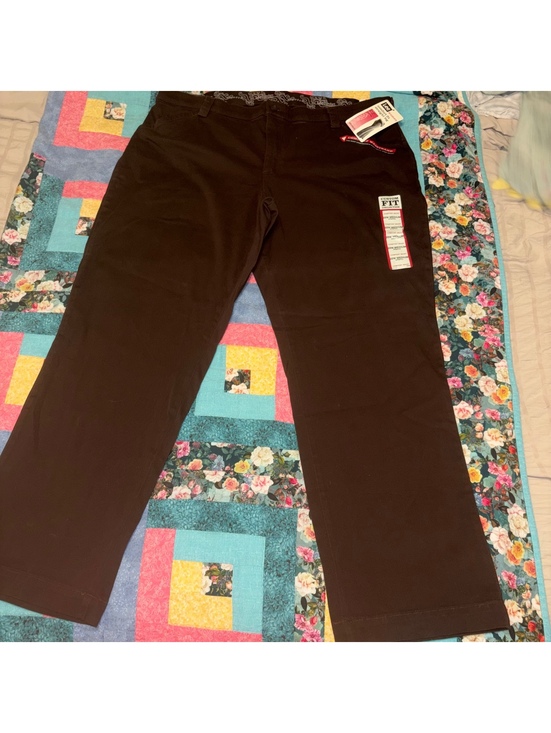 Lee Pants - Lee NEW $50 Comfort Waistband Pants Womans 22W Medium Custom Fit